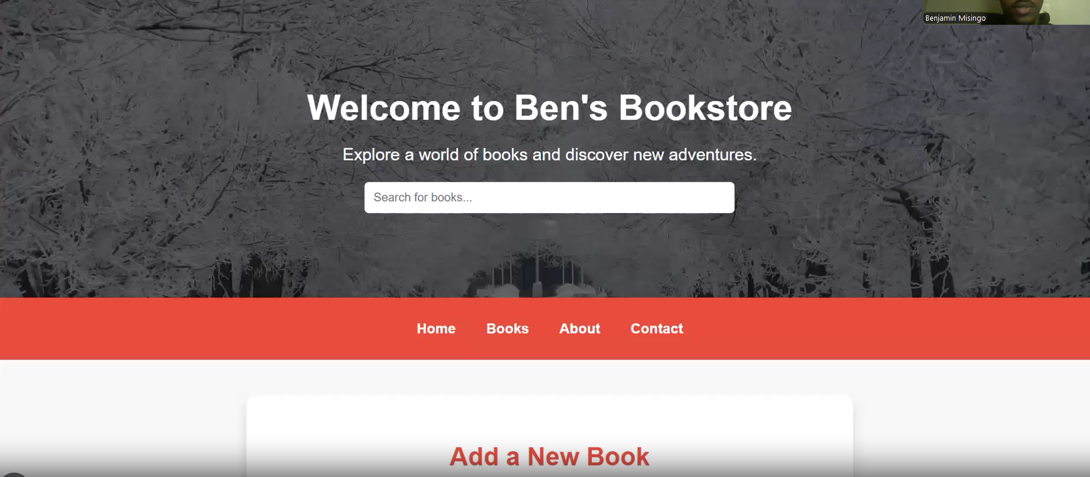 Bookstore Web App